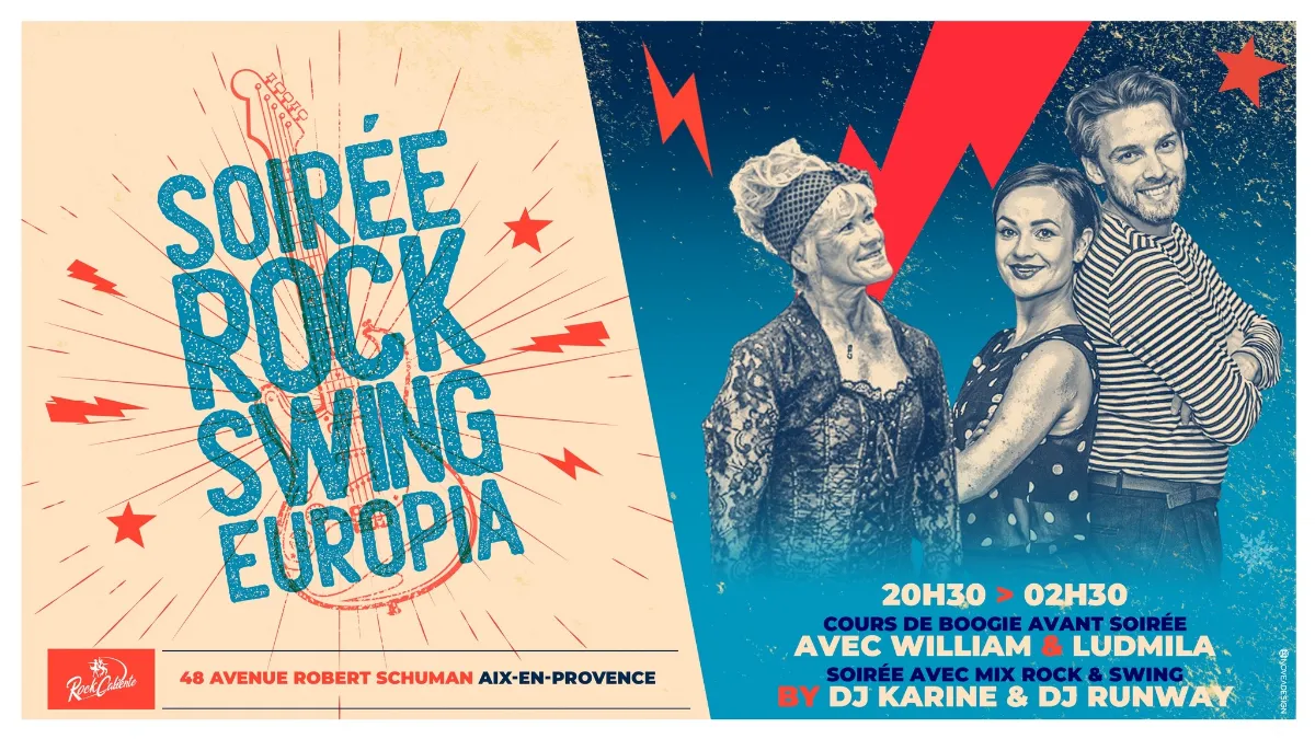 Soirée mensuelle Rock Swing Europia — Aix-en-Provence