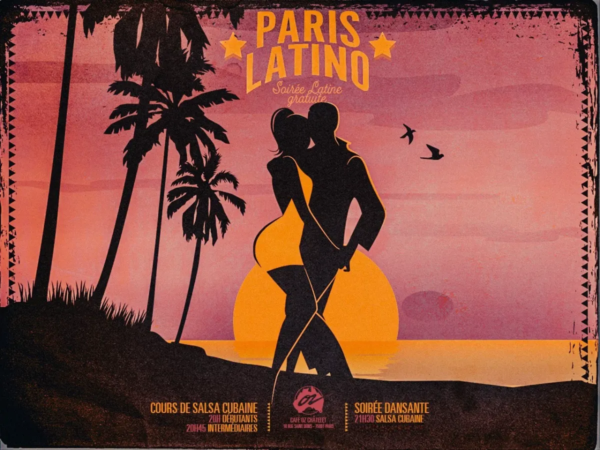 Affiche de PARIS LATINO - Cours de Salsa et Soirée Dansante