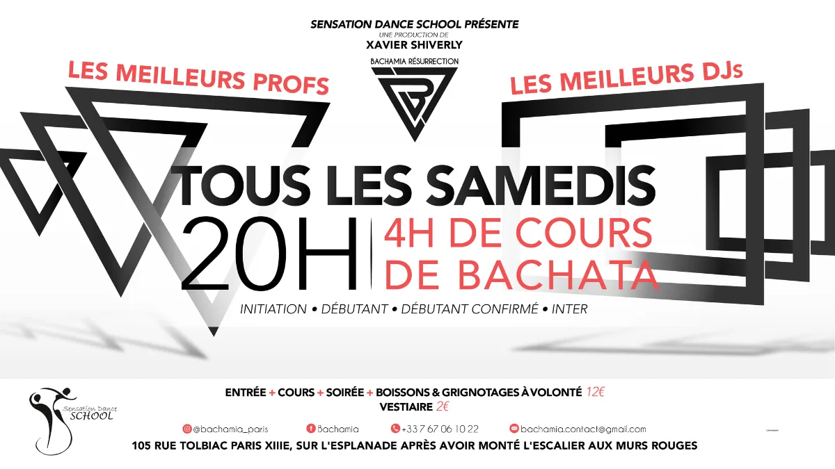 Affiche de Bachamia 100% Bachata