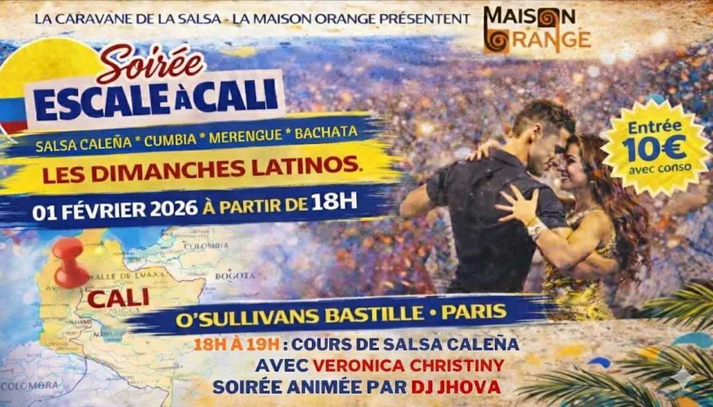 Affiche de Escale à Cali - Dimanche Latino