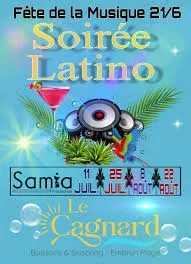 Soirée latino d'été 2026 au Cagnard à Embrun — Embrun