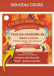 Affiche de Hellosalsa à l'Annexe 
