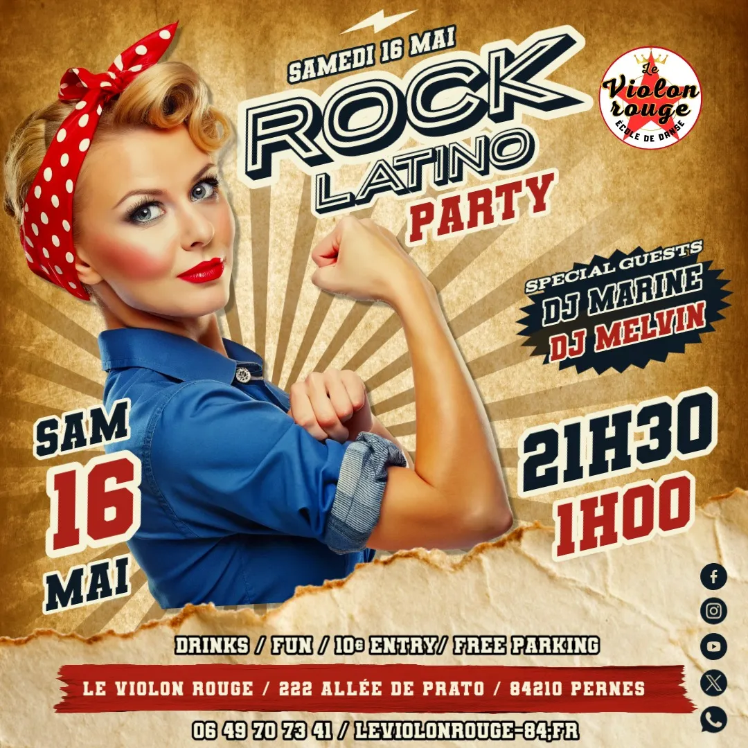 Soirée Rock Latino Party — Pernes-les-Fontaines