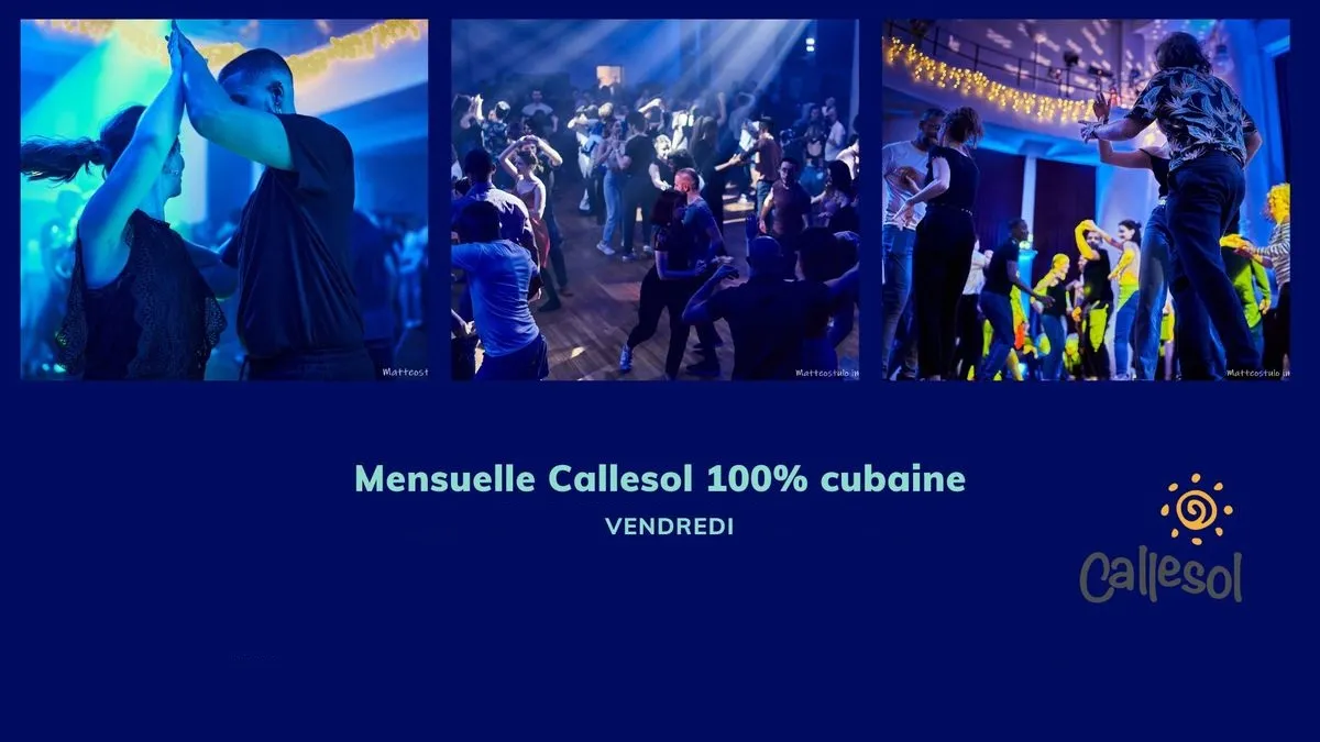Affiche de Mensuelle Callesol 100% cubaine