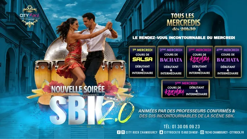 Cours + Soirée - SBK - Hebdo - tous les mercredis — Chambourcy
