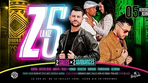 Affiche de La Kiz — Soirée Kizomba @ Z5 — Rock'Caliente