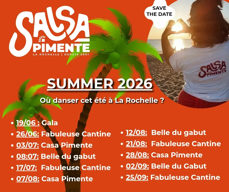 Affiche de Salsa Pimente - Summer 2026 - Fabuleuse cantine