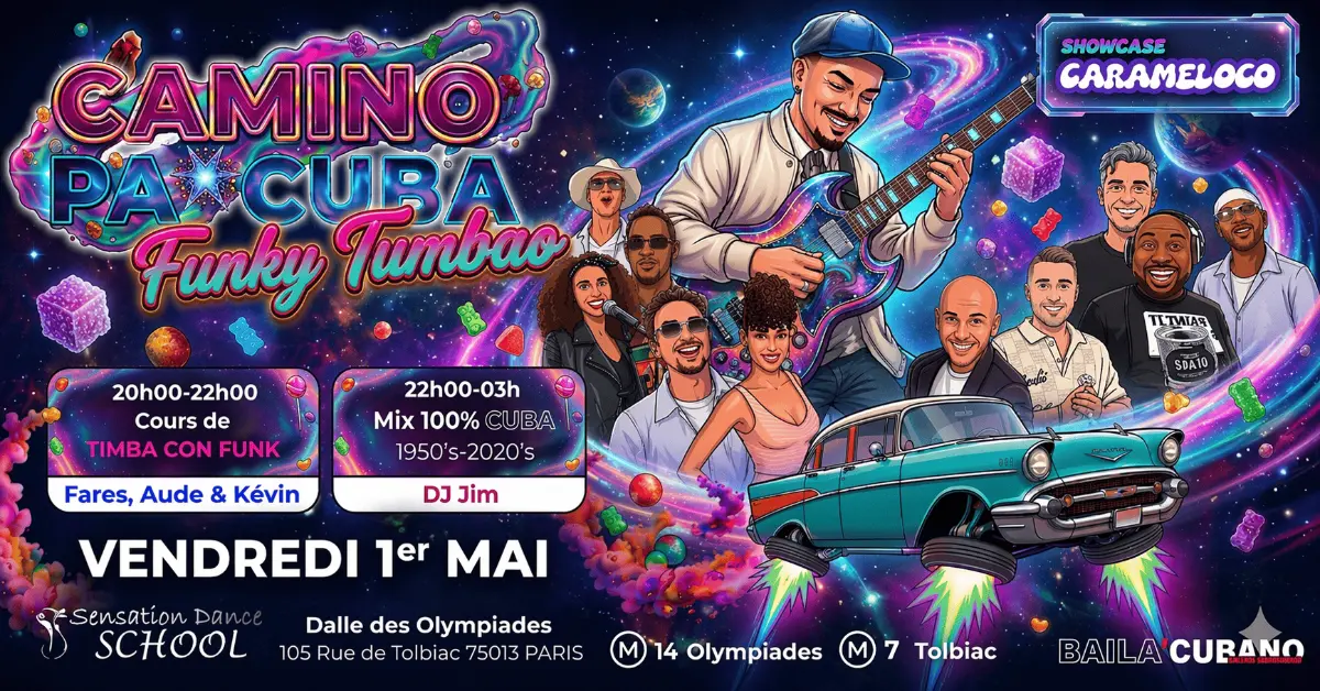 Affiche de Camino Pa'Cuba Funky tumbao