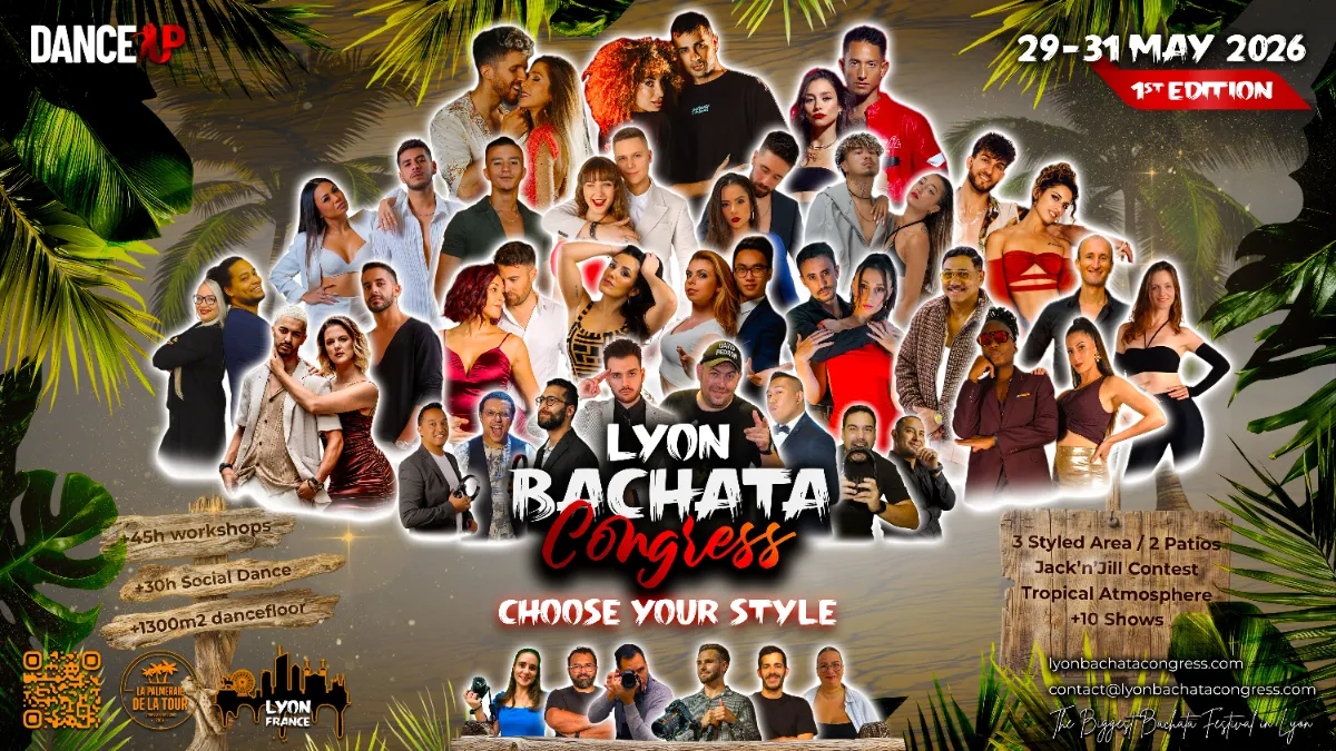 Affiche de Lyon Bachata Congress 2026
