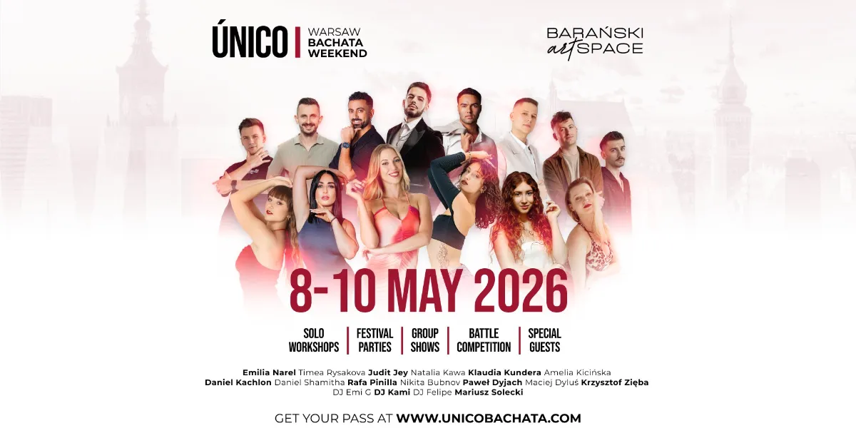 ÚNICO Warsaw Bachata Weekend 2026 — Warsaw
