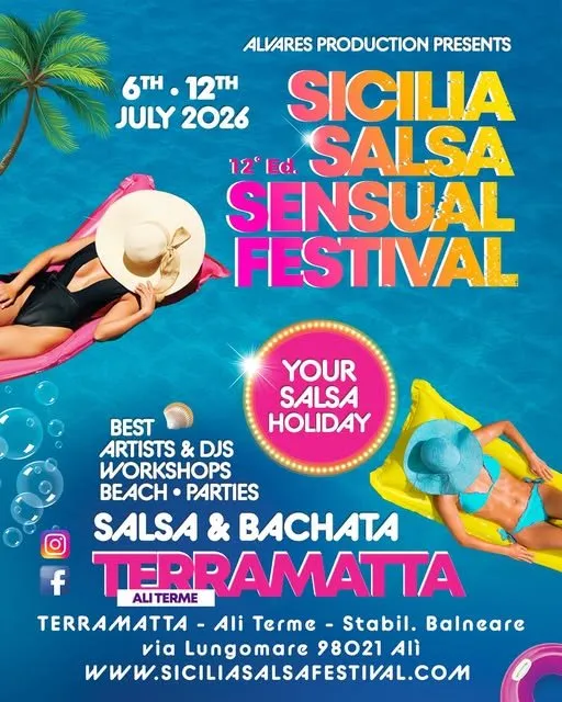 Sicilia Salsa Sensual Festival 2026 — 12th Edition — Messina