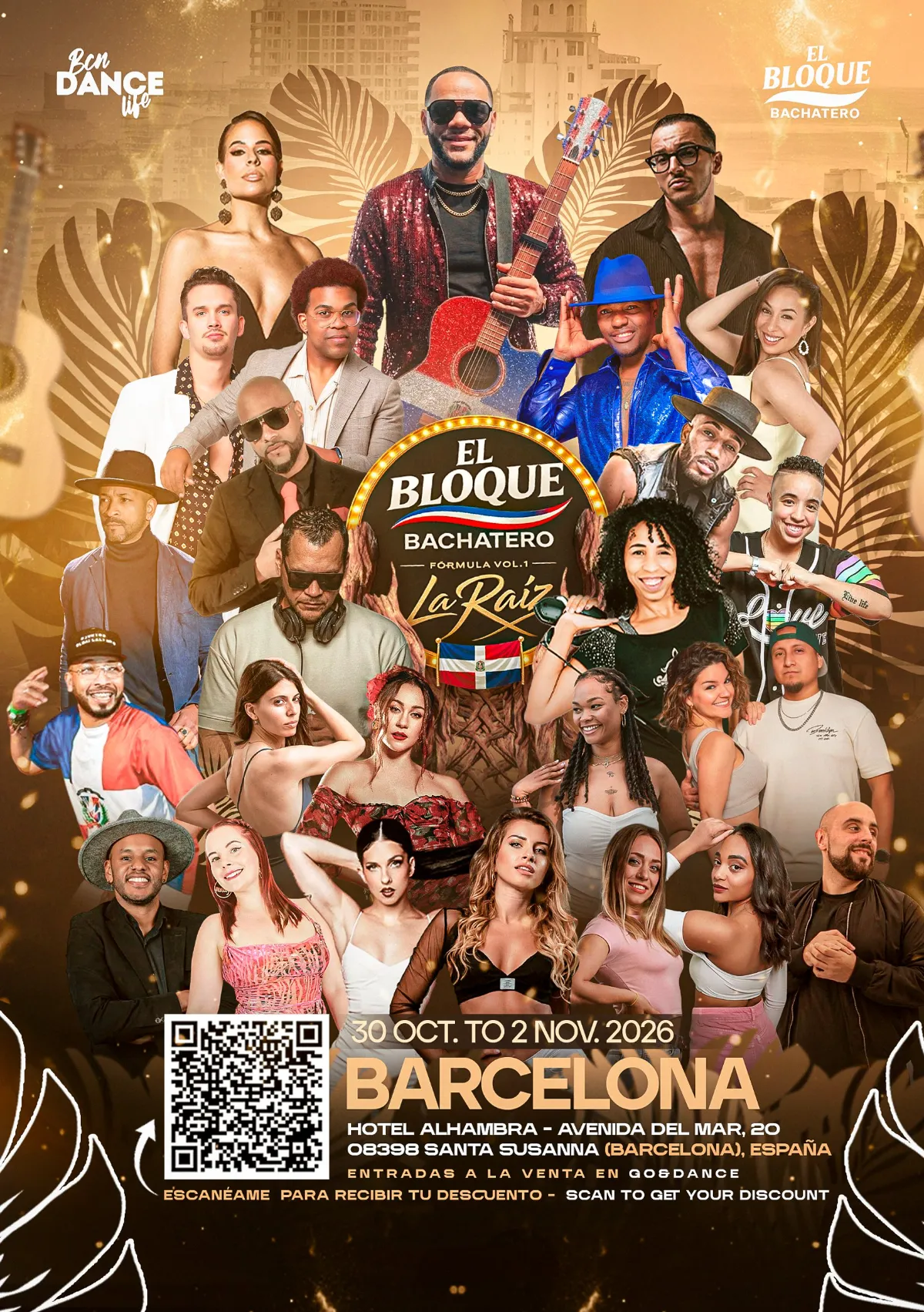 El Bloque Bachatero Festival 2026 — Barcelona