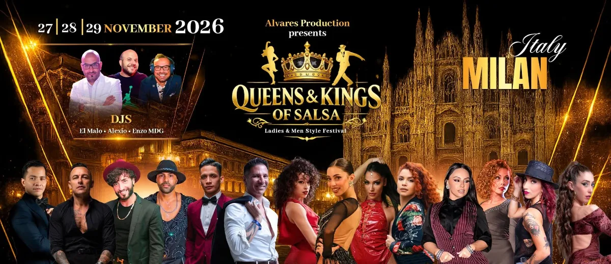 Affiche de Queens & Kings of Salsa 2026 — Milan