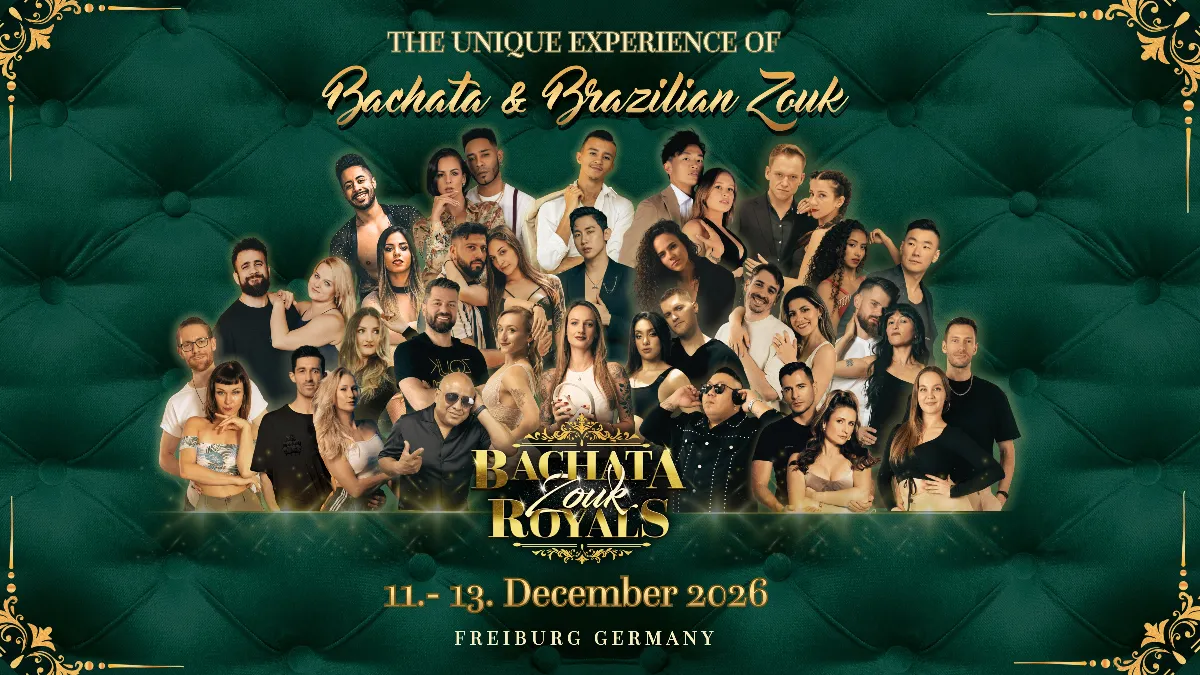 Affiche de Bachata Zouk Royals — 5th Edition 2026
