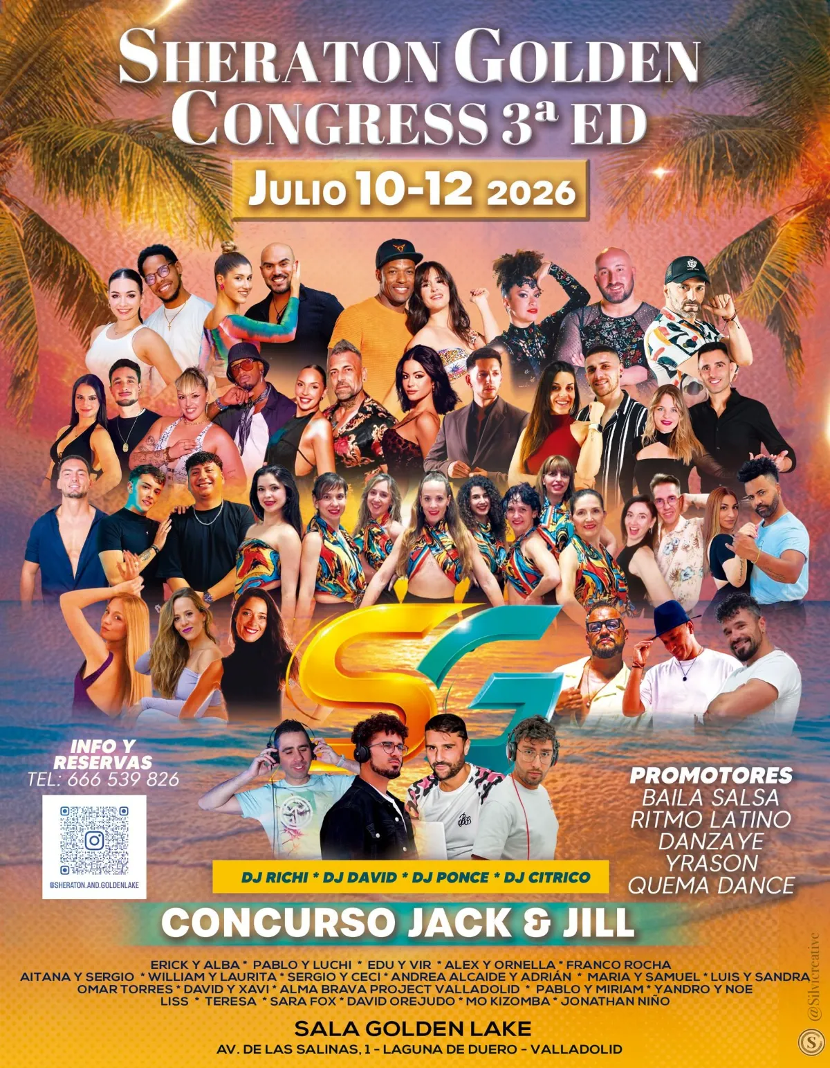 Affiche de Sheraton & Golden Lake Congress 2026 — Valladolid