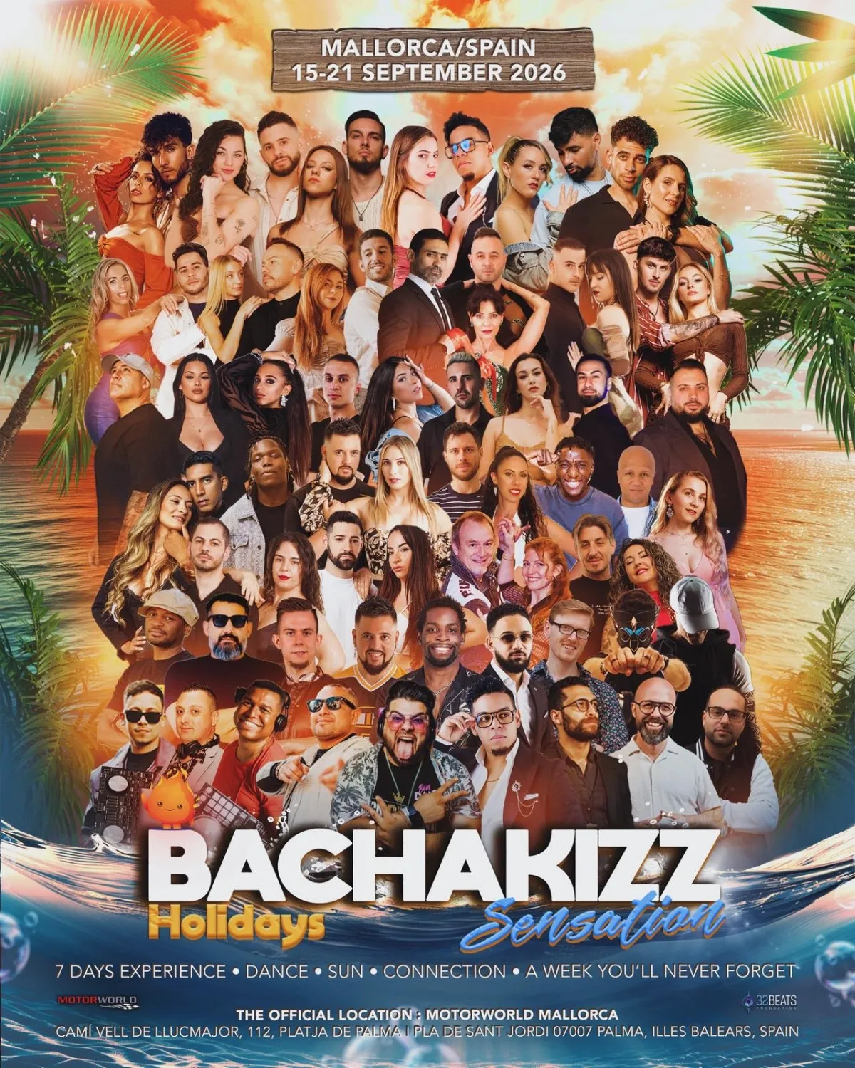 Affiche de BachaKizz Sensation Holidays 2026 — 1 Week in Mallorca