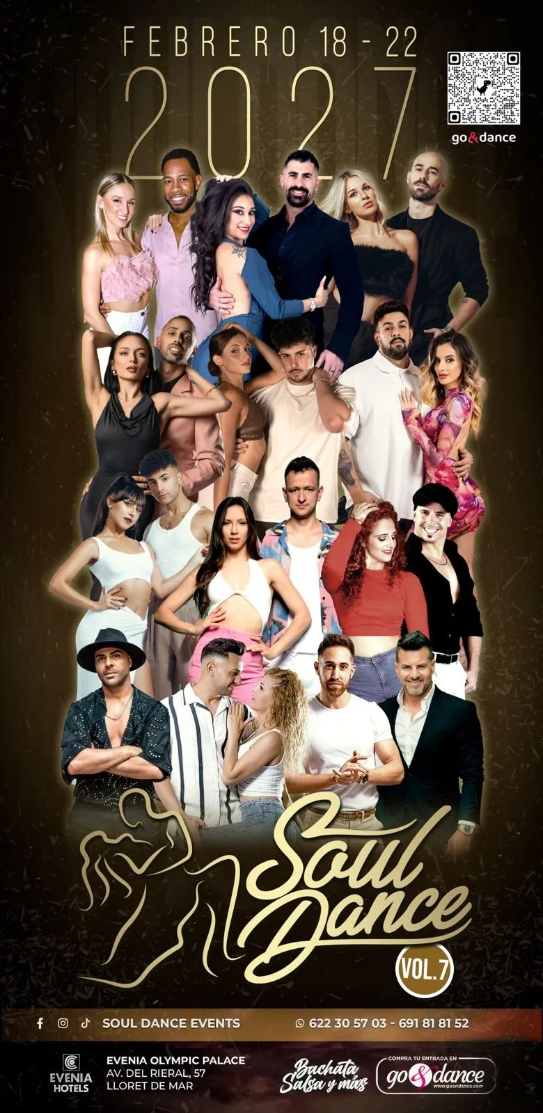 Affiche de SoulDance Bachata & Salsa Festival Vol.7 — February 2027