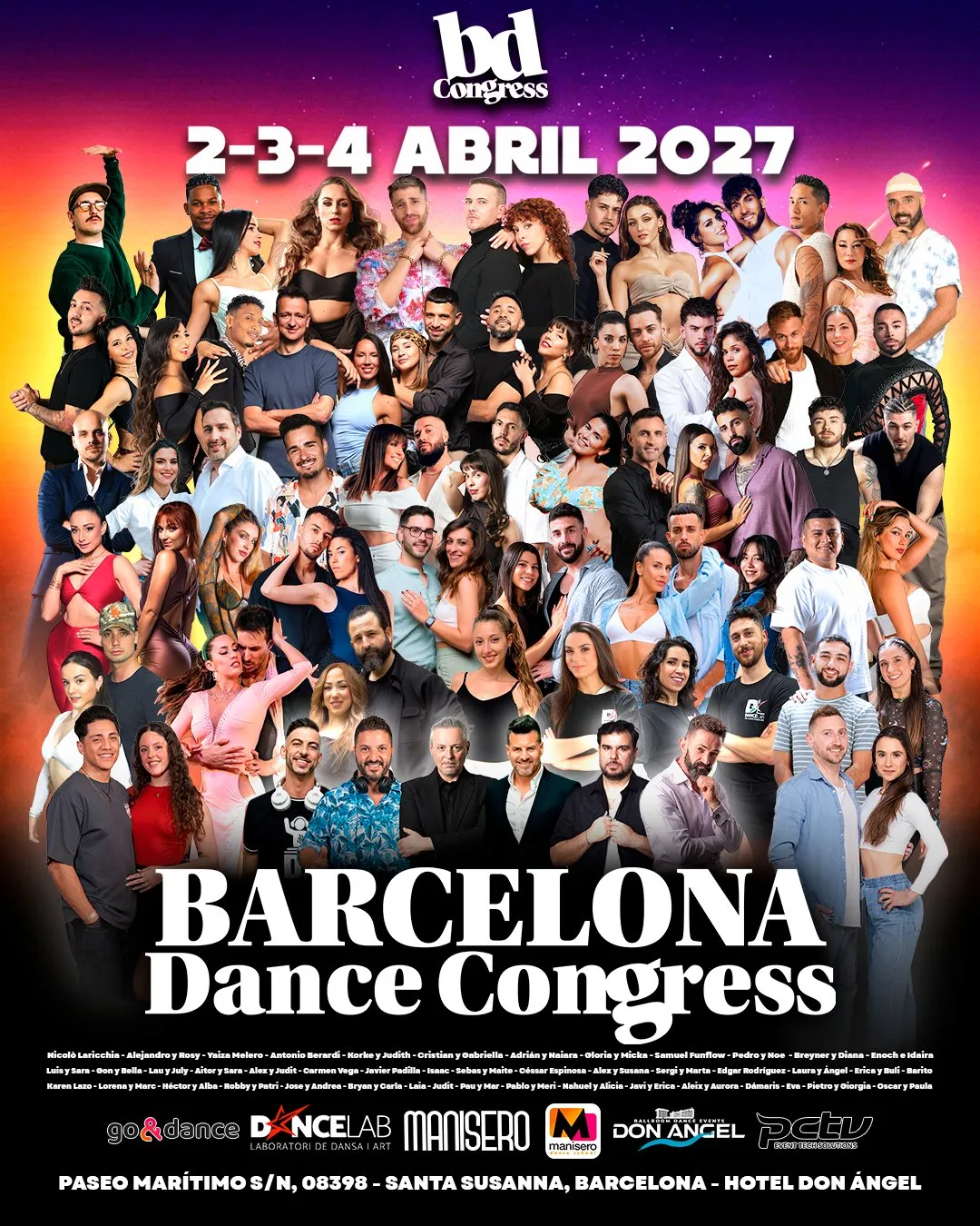 Affiche de BD Congress — Abril 2027 Barcelona