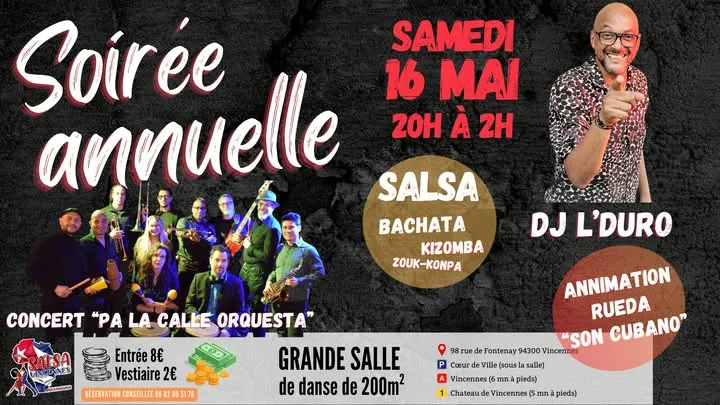 Affiche de Soirée annuelle avec Africa Korazon