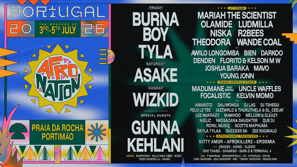 Afro Nation Portugal 2026 — Portimão — Portimão