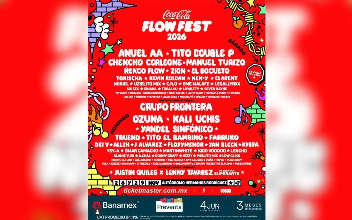 Affiche de El Flow Festival 2026