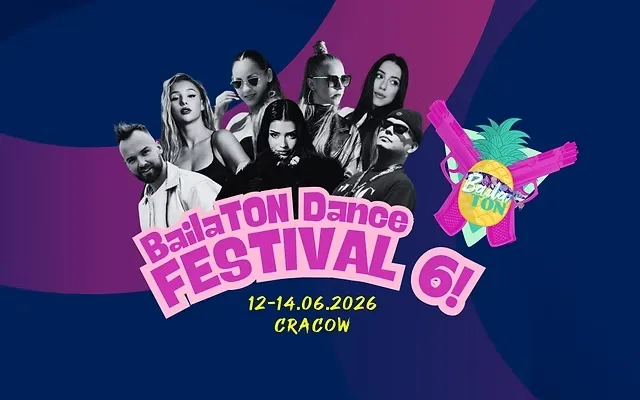Affiche de BailaTON Dance Festival 6 — Kraków 2026