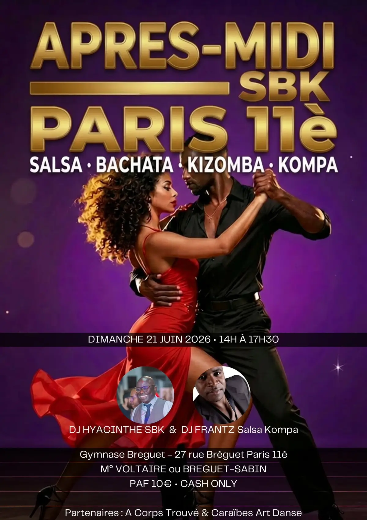 Après-Midi Dansant SBK - Konpa paris 11è — Paris