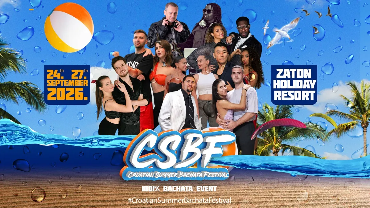 CSBF | Croatian Summer Bachata Festival 2026 — Zaton