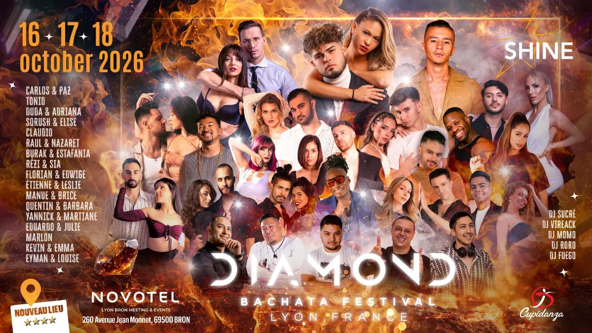 DIAMOND BACHATA FESTIVAL 💎 2026 – 6ème édition ✨ — Bron