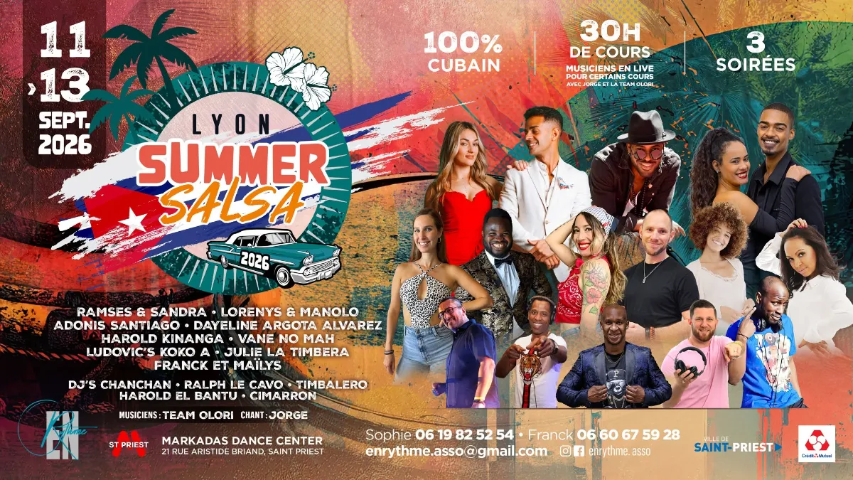 Lyon Summer Salsa 2026 — Saint-Priest