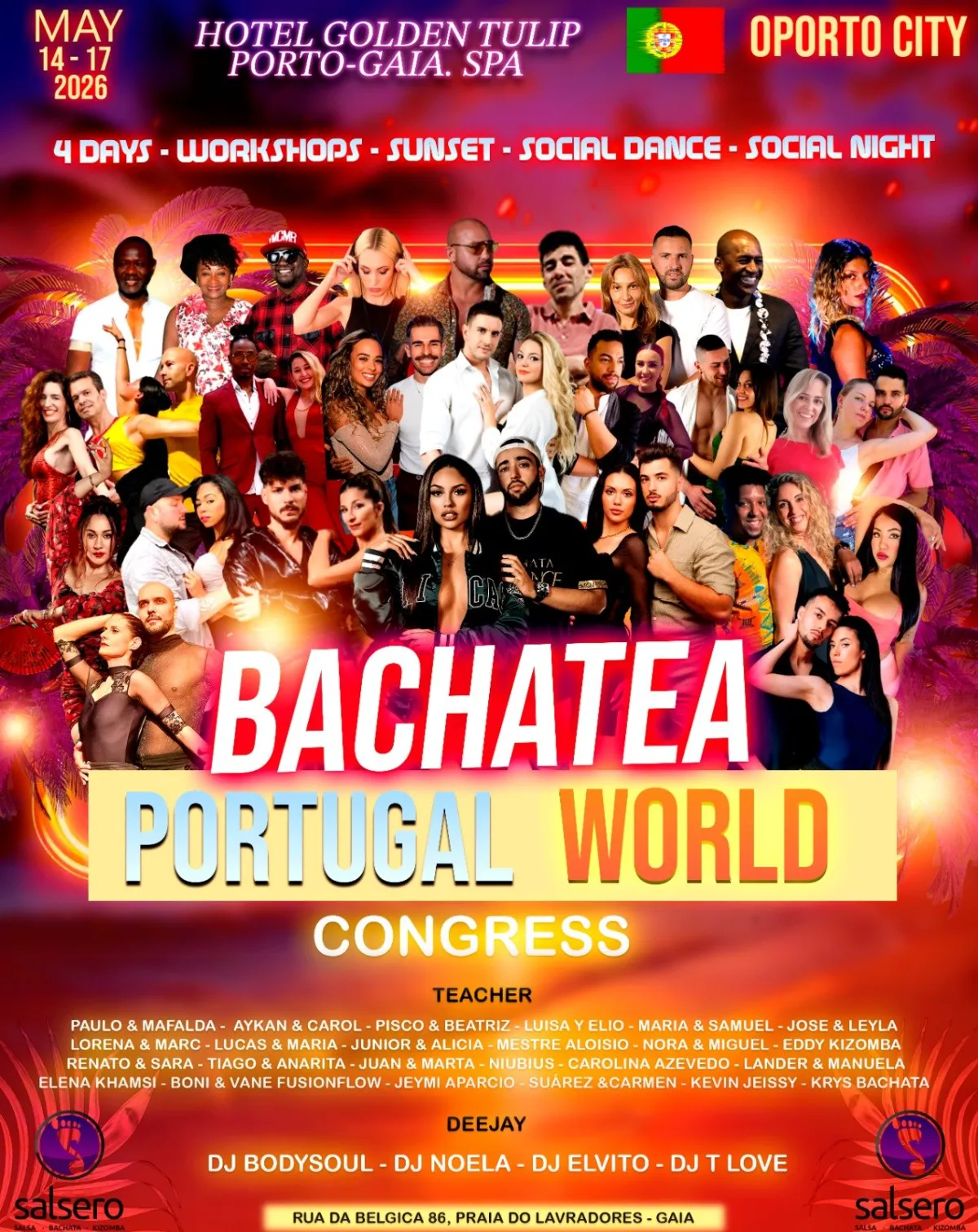 Affiche de Bachateia Portugal World Congress 2026
