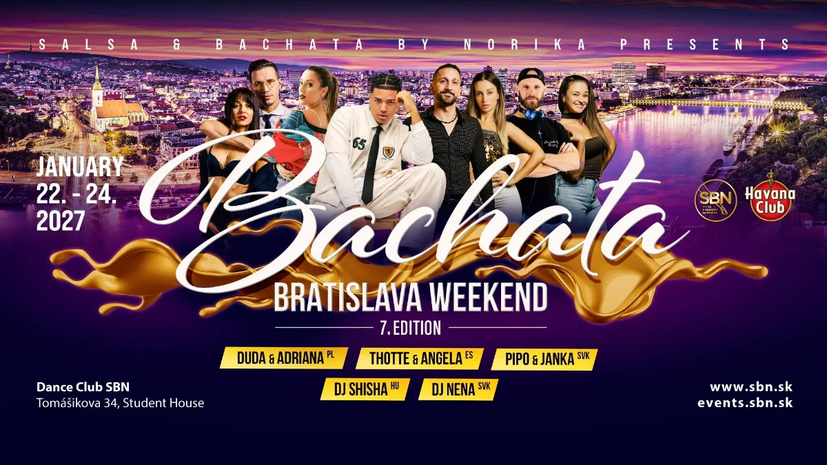 Bachata Bratislava Weekend 7th edition 2027 — Bratislava