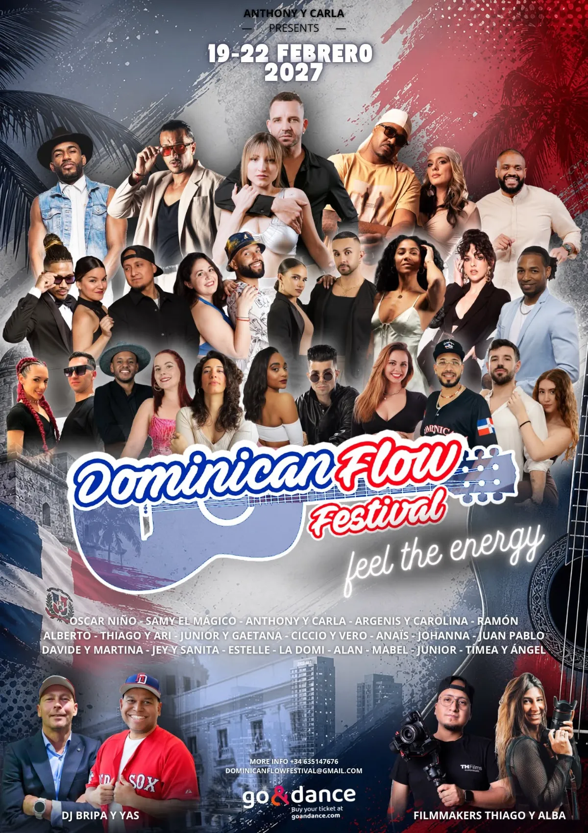 DOMINICAN FLOW FESTIVAL DEL 19 AL 22 DE FEBRERO 2027 — Cullera
