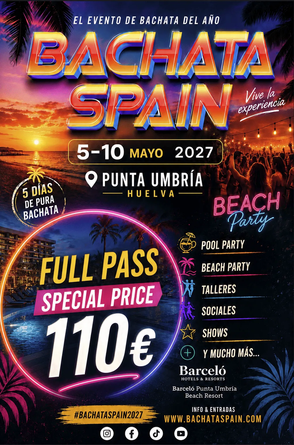 Bachata Spain World Congress 2027 — Punta Umbría
