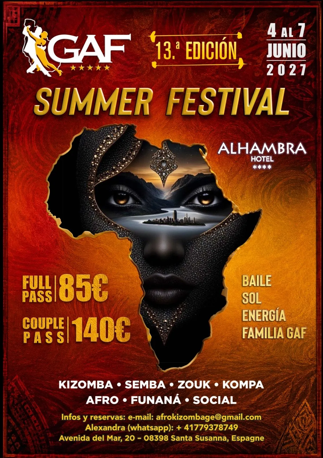 GAF SUMMER FESTIVAL 2027  — Santa Susanna