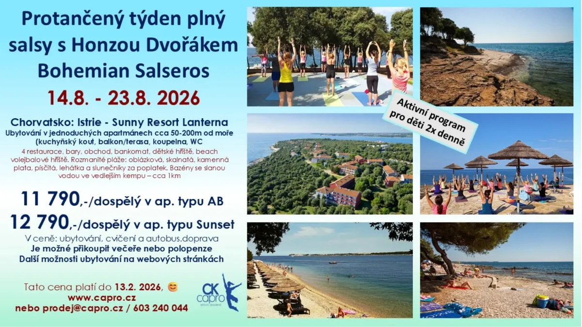 SALSA U MOŘE 2026 s Honzou