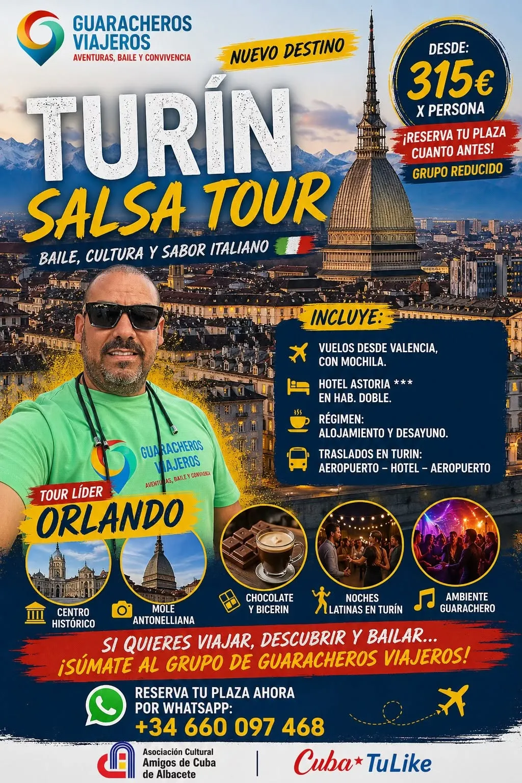 Turin Salsa Tour by Guaracheros Viajeros