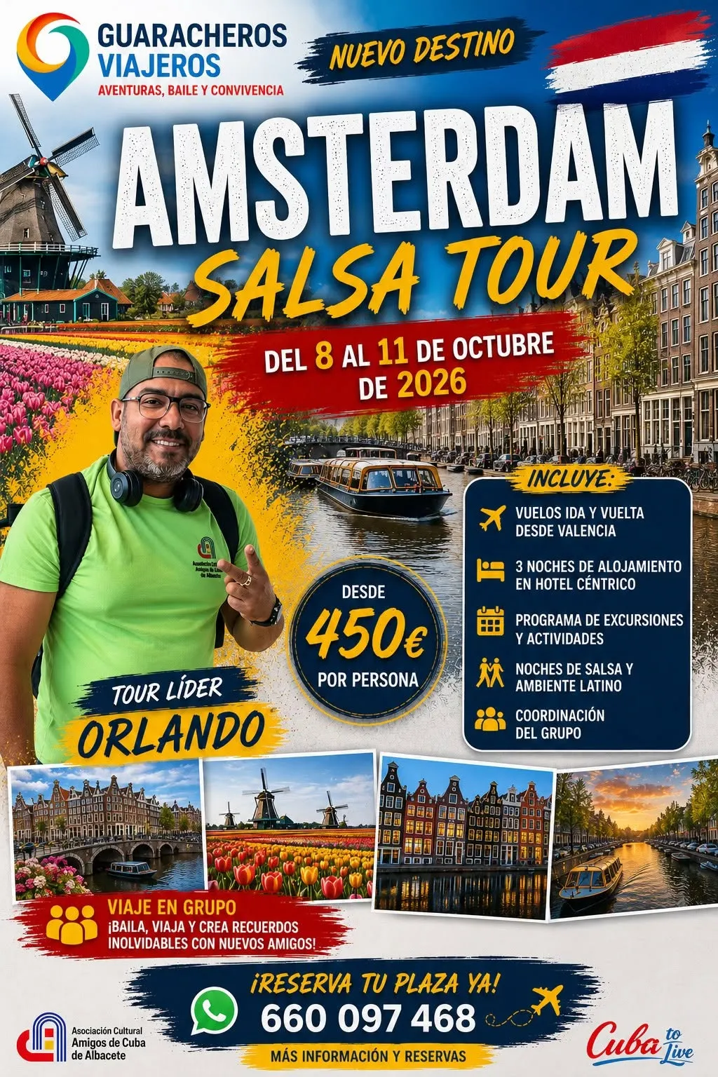 Amsterdam Salsa Tour by Guaracheros Viajeros — Albacete