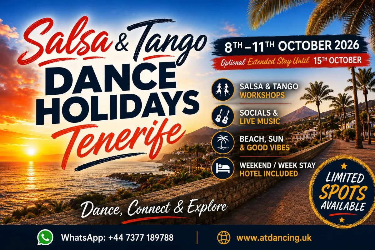 Dance Holidays in Tenerife – Salsa & Tango — Puerto de la Cruz