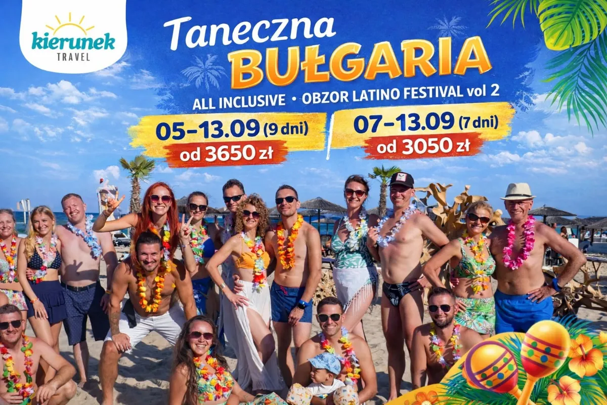 Taneczna BUŁGARIA ALL INCLUSIVE + Obzor Latino Festival 2026 — Nessebar