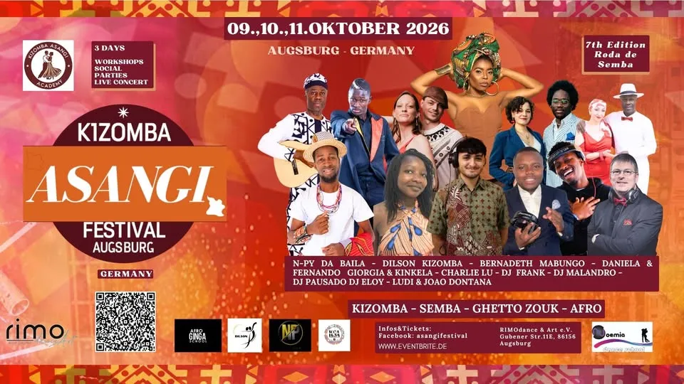 ASANGI-KIZOMBA-SEMBA-AFRO FESTIVAL 7TH EDITION ( Official ) — Augsburg