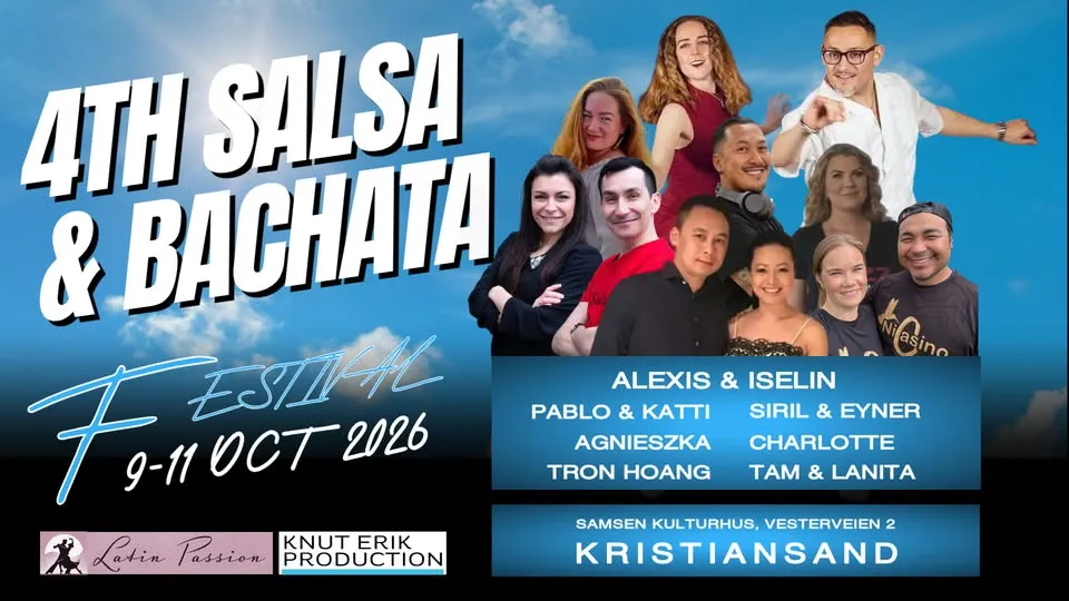 4th Salsa & Bachata Festival – Kristiansand — Kristiansand