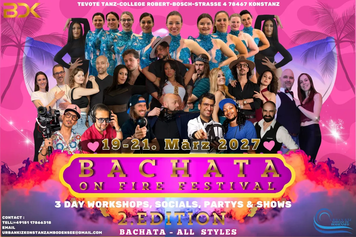 BACHATA ON FIRE FESTIVAL 2. EDITION — Konstanz