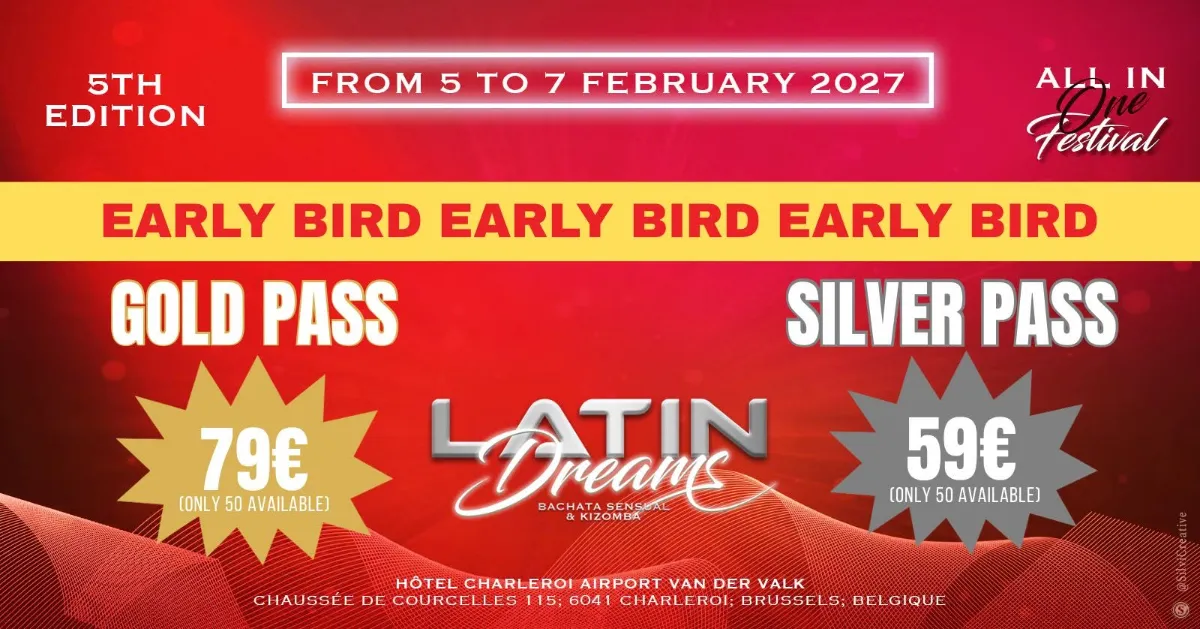 Latin Dreams Festival 2027 Bachata Sensual – Kizomba — Charleroi