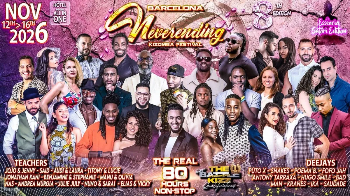 Neverending Kizomba Festival BARCELONA 2026 — Playa de Aro