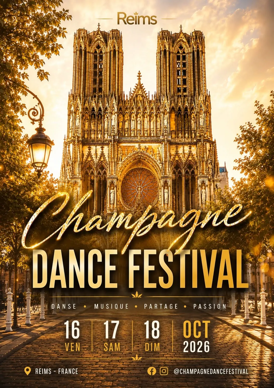 CHAMPAGNE DANCE FESTIVAL 2026 Official event. — Reims