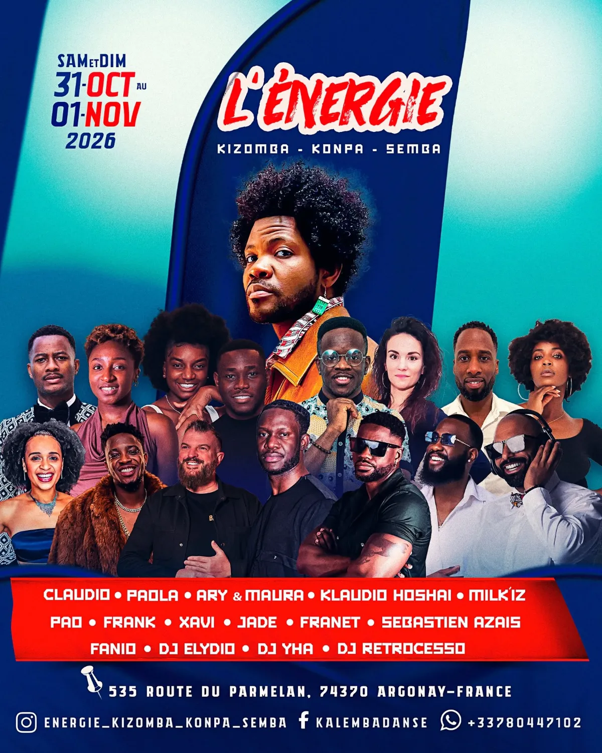 L'Energie Weekender – 100 % Kizomba / Konpa / Semba Annecy — Argonay