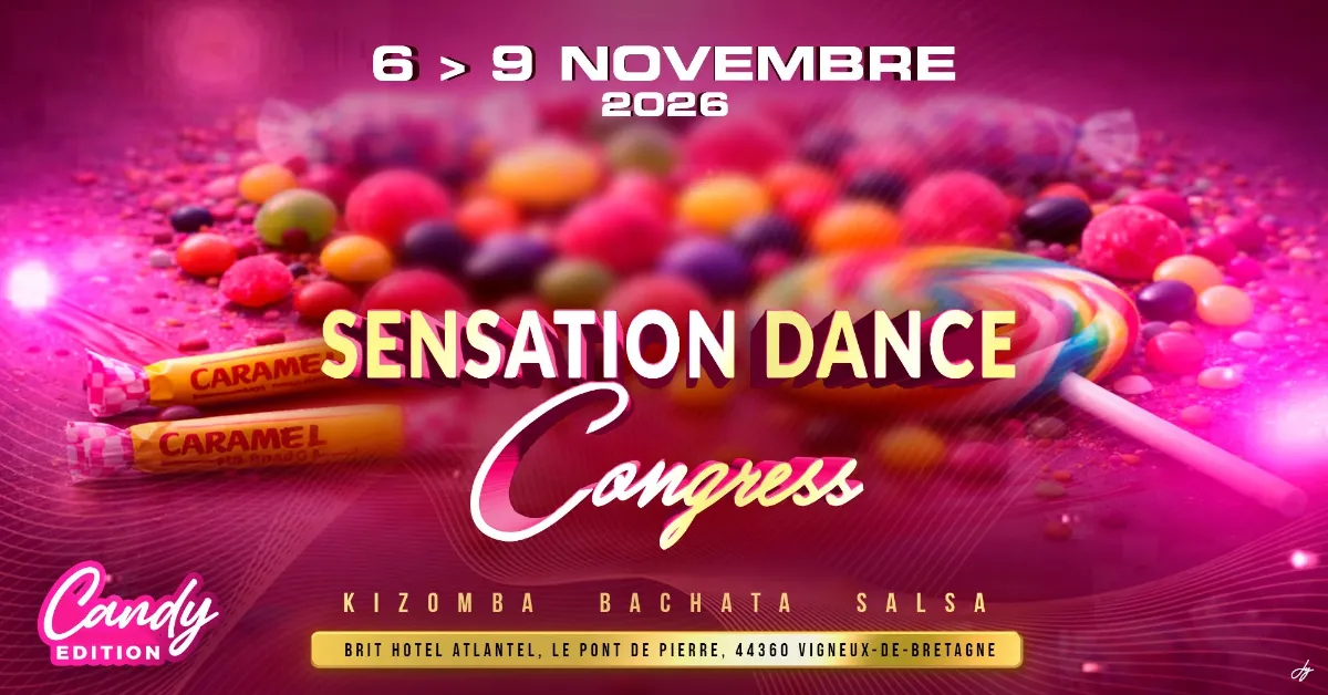 Sensation Dance Congress 2026 – Bachata – Kizomba – Salsa – 5th Edition — Vigneux de Bretagne